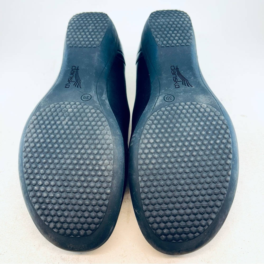 Dansko Black Milled Nappa Franny Adjustable Slip On Loafers EU 39 8.5 9 - Picture 9 of 11